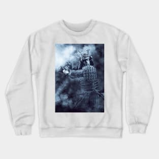 The SAMURAI Abstract Legendary Fierce Warrior Military Artwork Crewneck Sweatshirt